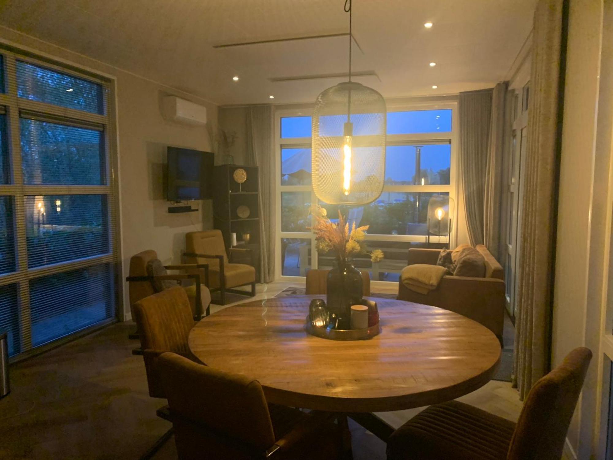 Luxus Chalet Hafenblick Lathum 外观 照片